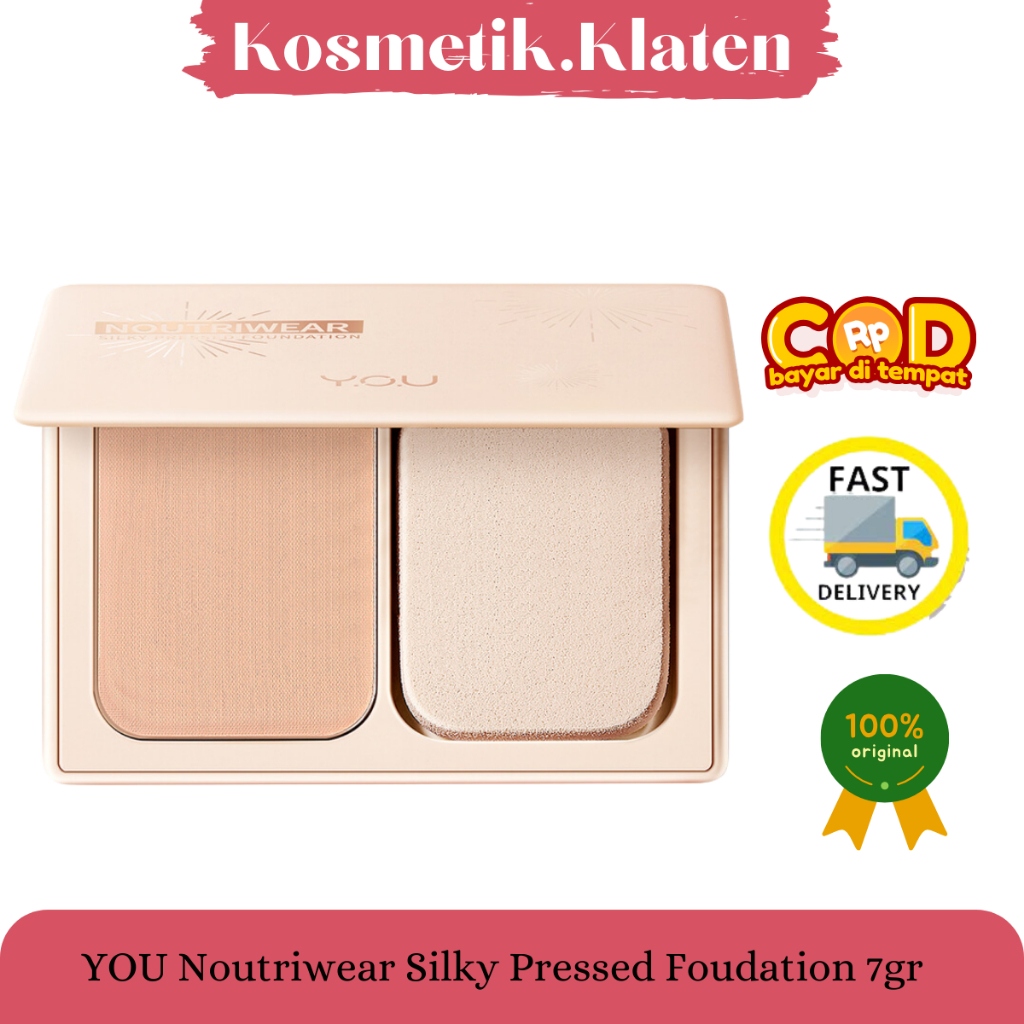 YOU Noutriwear Silky Pressed Foudation 7gr Bedak Padat