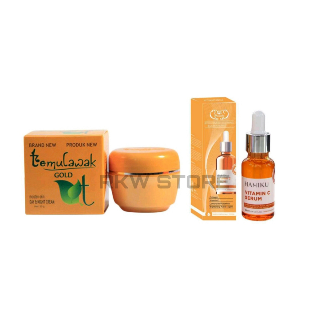 Paket Cream TM Gold & Serum Haniu Vit C