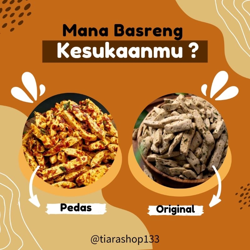 

Basreng Pedas daun Jeruk dan Original Daun Jeruk