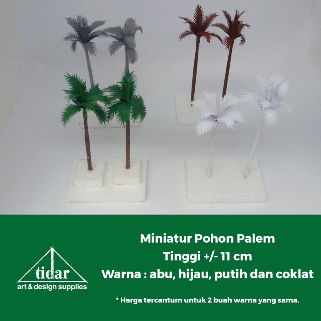 

[MR] MH - Miniatur Pohon Palem Tinggi 11 CM - Maket Tanaman Palm