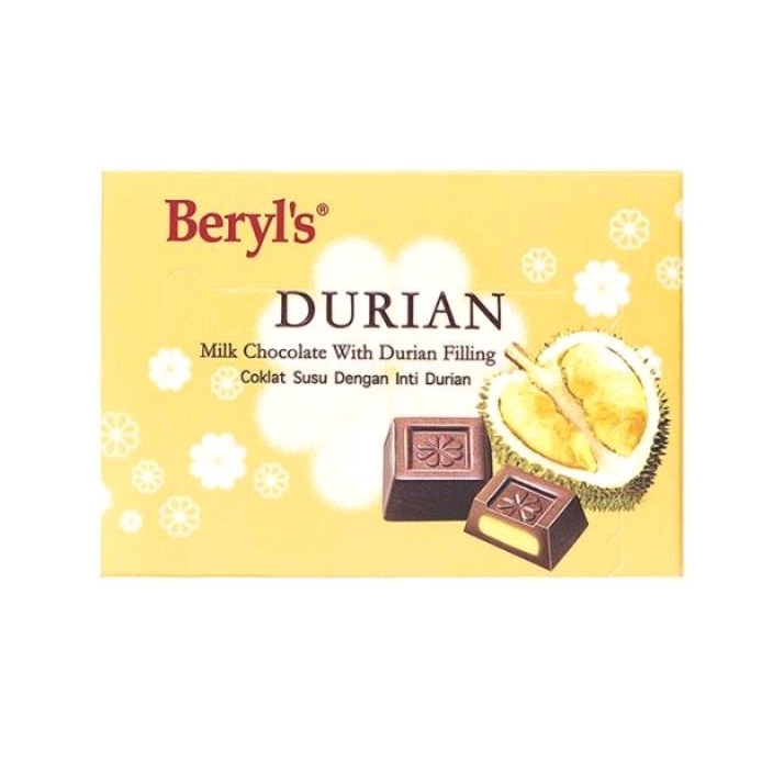 

Beryl's Milk Chocolate With Durian Filling 60gr Coklat Malaysia