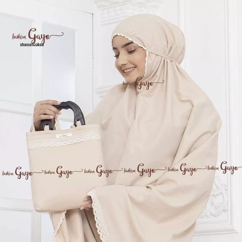 mukenacantik.net/ Mukena Katun Renda/ Mukena Katun Polos Renda