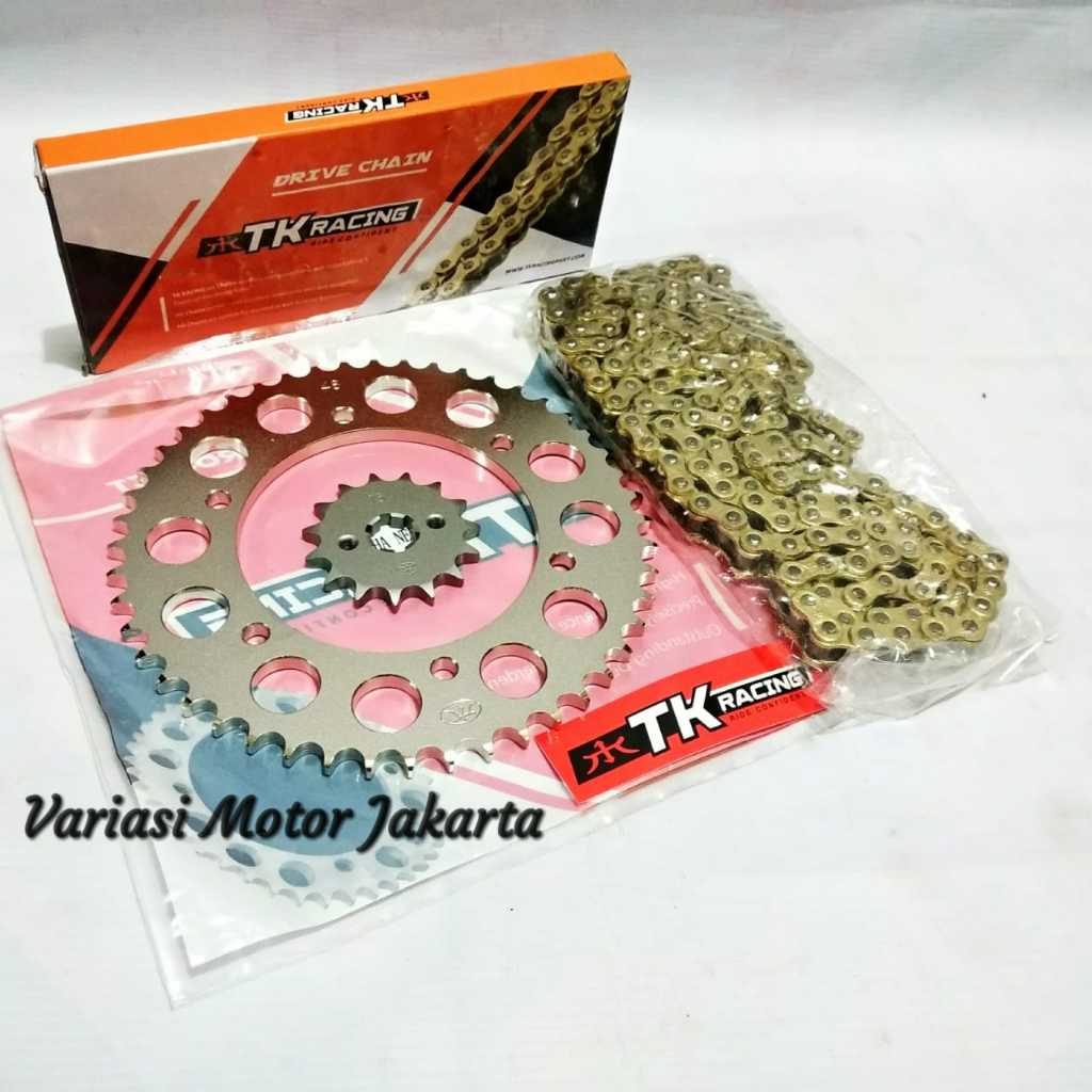 Gear Set TK Racing Vixion R R15 V3 R15 V4 428 HSL Gold