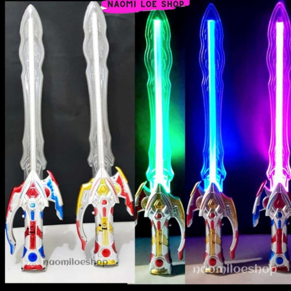Mainan pedang laser ultraman mainan pedang lampu pedang ultraman mainan little pony