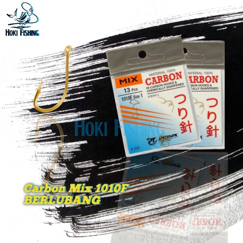 MATA KAIL PANCING CARBON MIX 1010R BERLUBANG 0.1 - 12