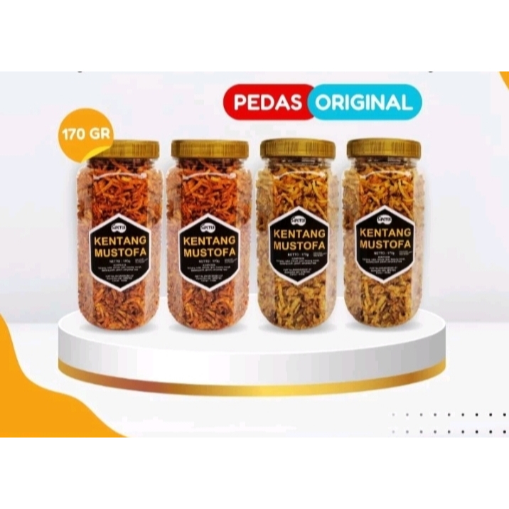 

Kentang Mustofa Sipetek 170gr Toples & 40 Gr Pouch - varian Original / Pedas