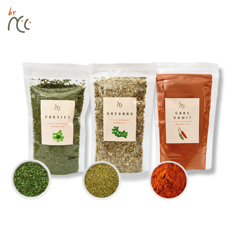 By NCC Bubuk Kering Tabur Rempah Cabe Rawit Bubuk/Oregano/Parsley Aroma Seasoning Spices