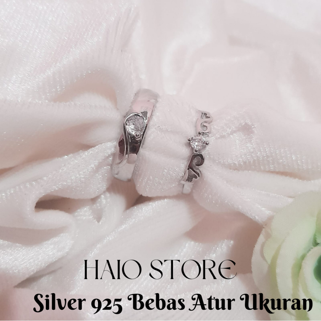 CINCIN COUPLE / CINCIN PASANGAN / CINCIN LAMARAN / CINCIN PERNIKAHAN / CINCIN TUNANGAN / CINCIN SILV
