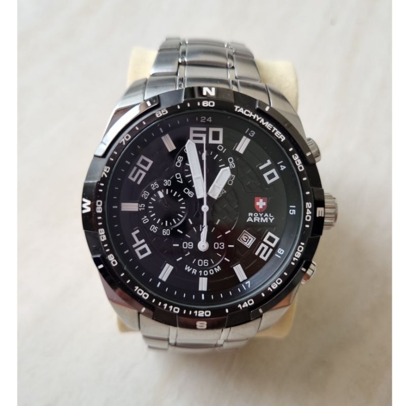 Jam Tangan Pria ROYAL ARMY 0692 FB Ori /  Second Preloved