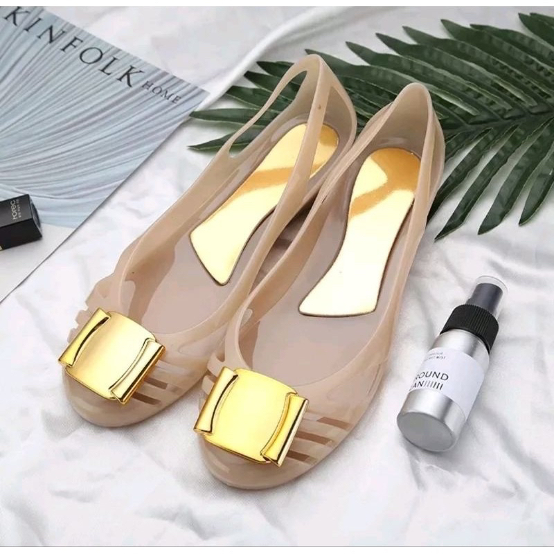 Jellyshoes Flat Glossy Flatshoes Jelly Ferragamo