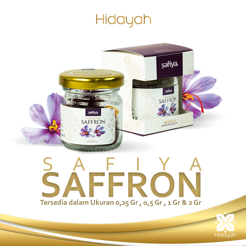 

Saffron Safiya | Safron 0,5 Gram Super Negin Grade A++ Original SAFIYA HERBAL