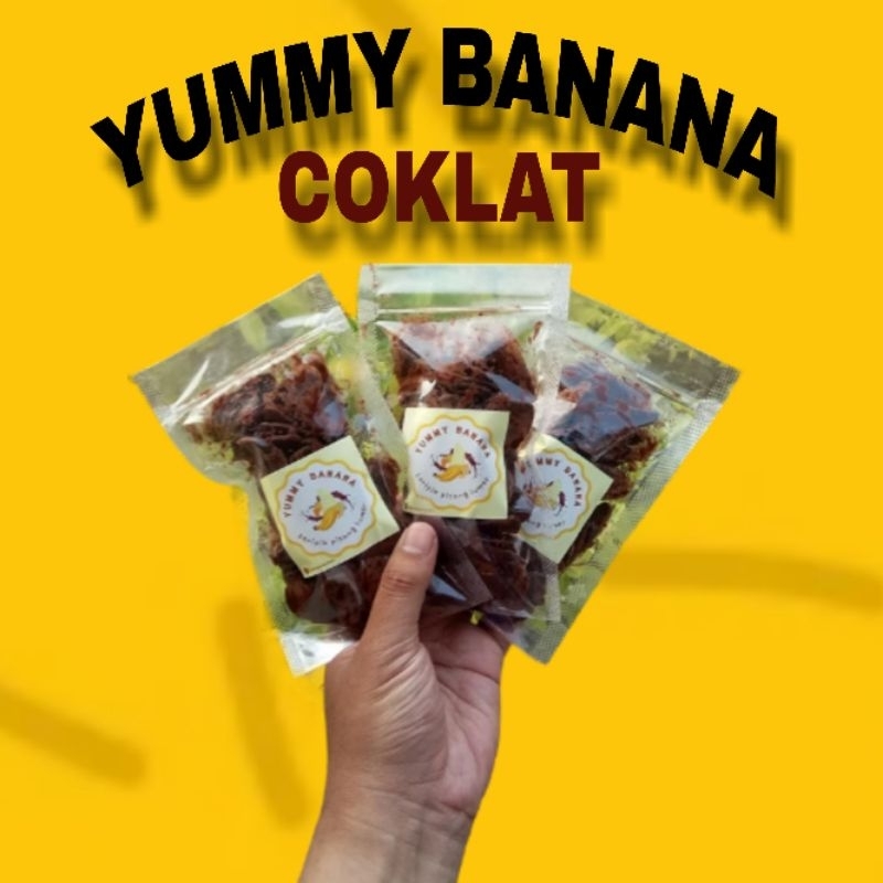 

Keripik pisang lumer Rasa Coklat/Matcha ( TERMURAH ) YUMMY BANANA