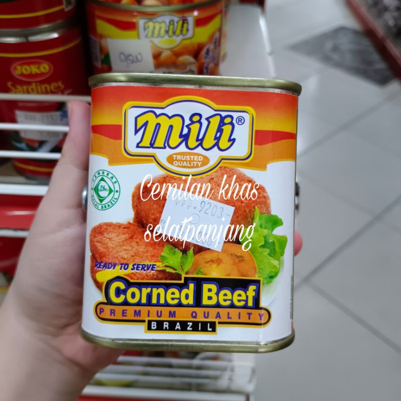 Mili Corned Beef brazil halal 340g