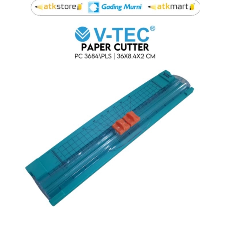 

V Tec Paper Cutter Kode PC 3684 Ukuran A4 // V-tec Alat Potong Kertas Ukuran A4