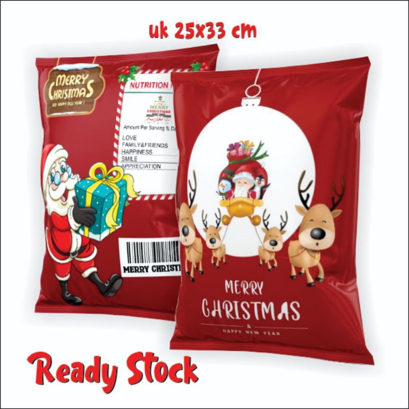 

Pouch Snack jumbo Christmas (Ready Stock)
