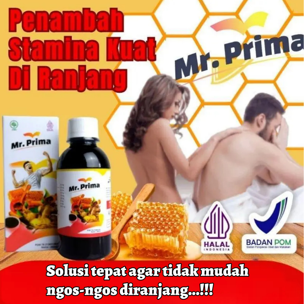 

PROMO WEEKEND COD TERMURAH MADU SETAMINA KUAT MADU MR.PRIMA BIKIN KUAT TAHAN LAMA