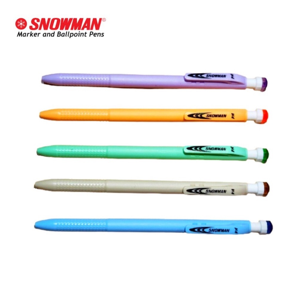 

Bolpen Snowman V-4 0.7mm Bolpoin Cetekan Pastel Bolpoin Snowman
