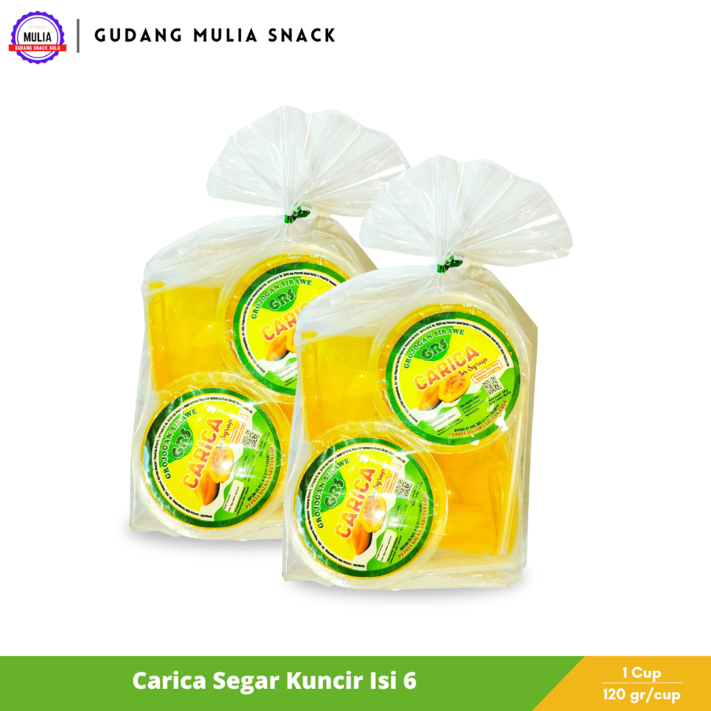 

Carica In Syrup Grojogan Sirawe isi 6