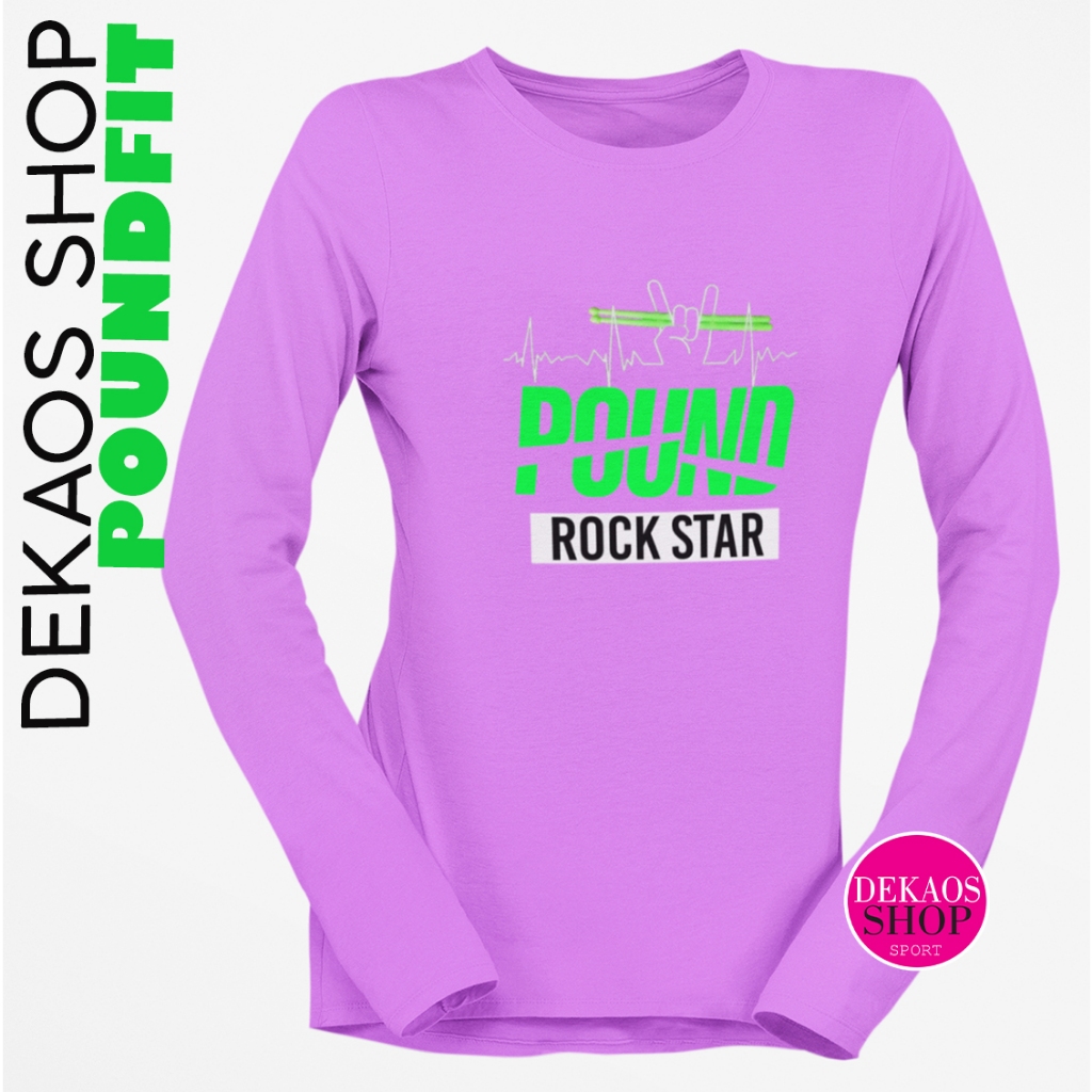 BAJU POUNDFIT / KAOS POUNDFIT / BAJU SENAM WANITA TERBARU / KAOS SENAM WANITA / BAJU SENAM POUNDFIT / BAJU POUND / ATSAN SENAM WANITA / KAOS SENAM / DEKAOS SHOP 2857  ROCKSTAR POUND