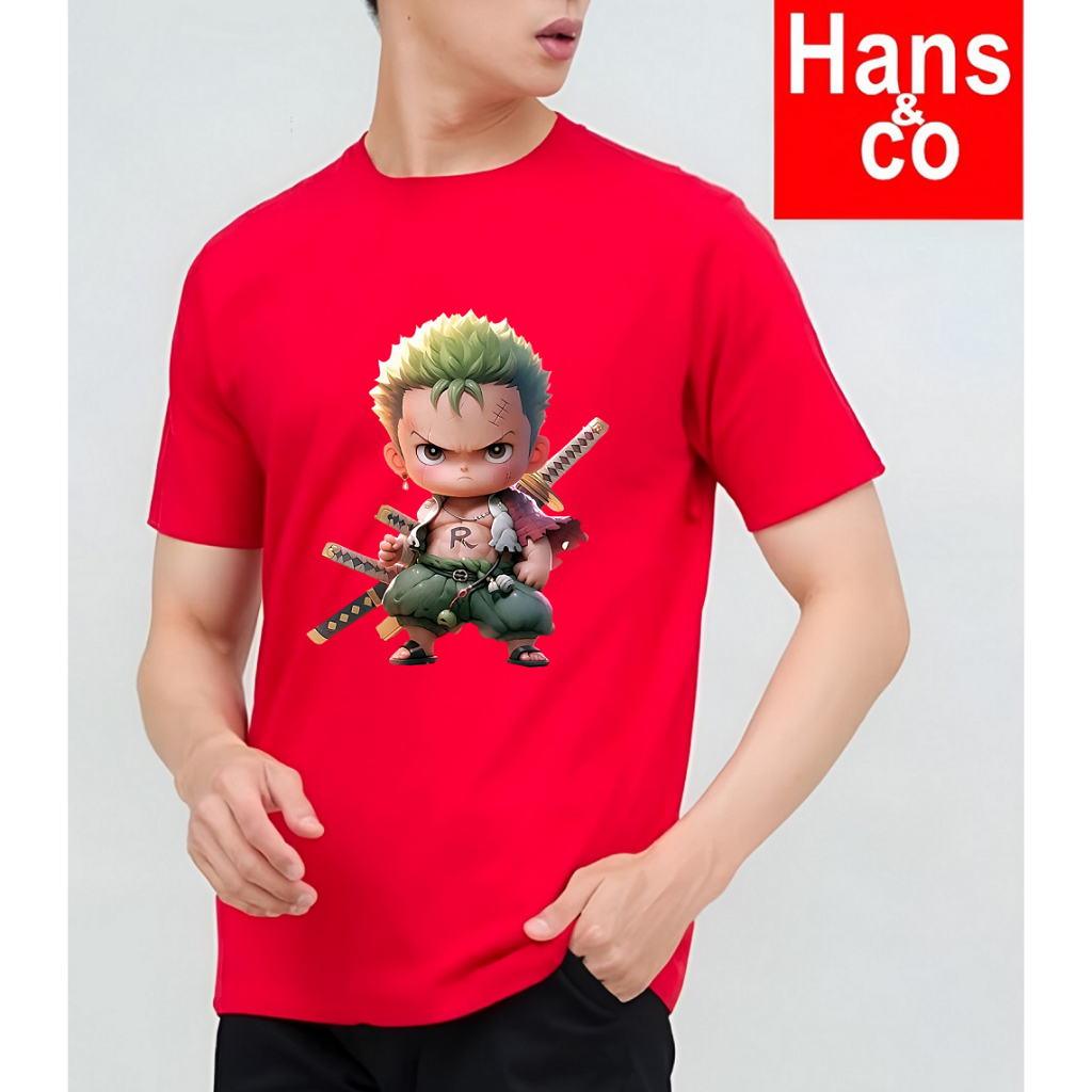 Kaos Pria 3 Dimensi Motif Zorro 2 Tshirt Oblong Katun 24s H0175 By Hans & Co