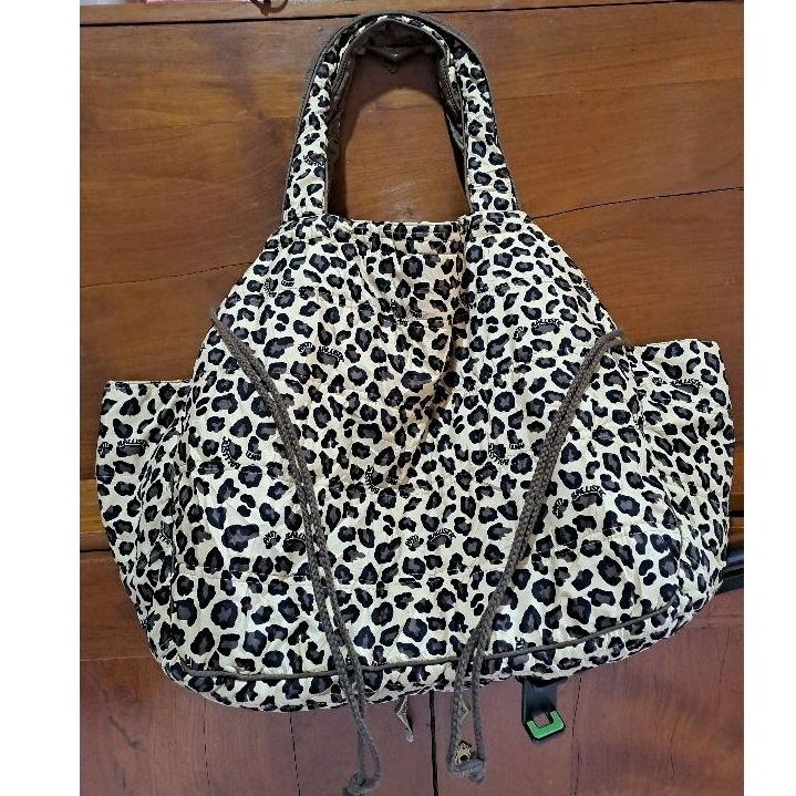 Tote bag serut puffy nylon Preloved