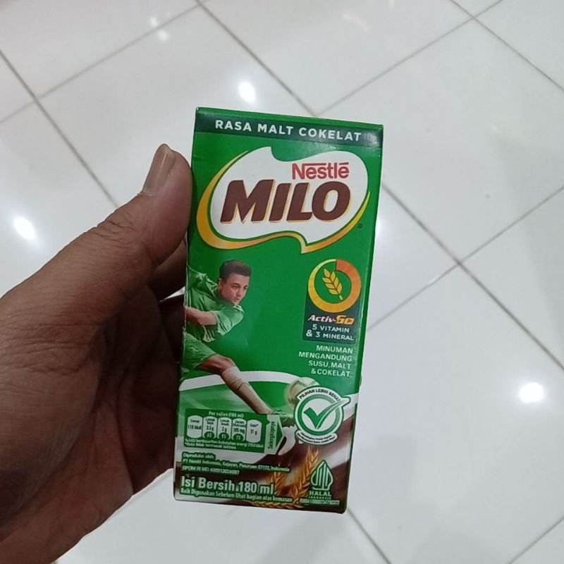 

Mahbubah - Nestle Milo 180 ml UHT Minuman Susu Malt Rasa Cokelat