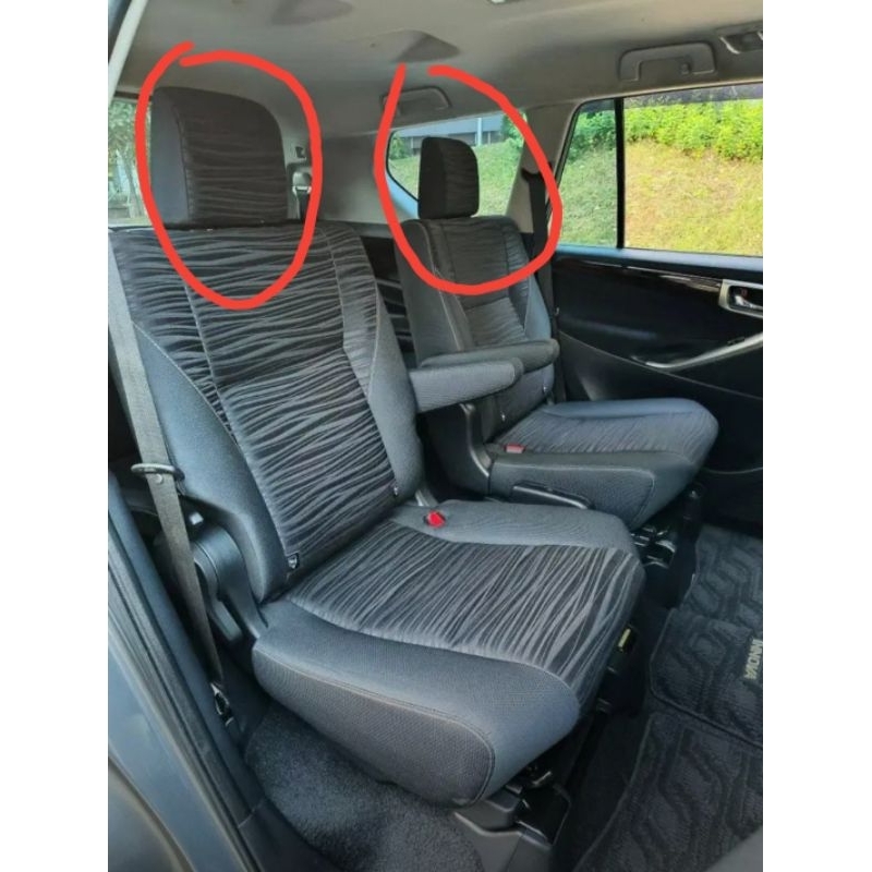 headrest jok kapten seat toyota innova reborn type Q
