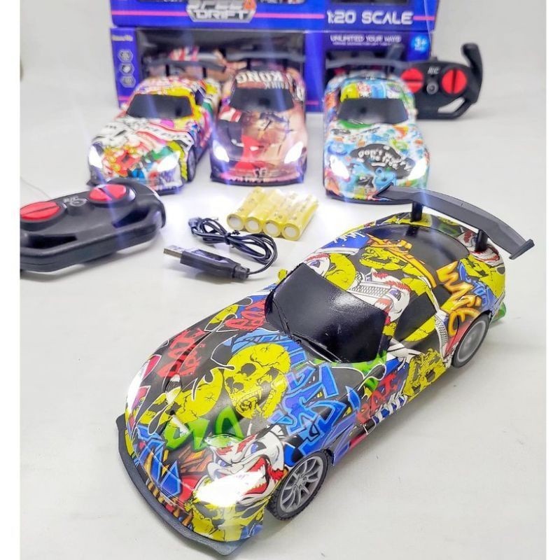 Mainan Mobil RC Warna Warni Mobil Remote Control Speed Drift