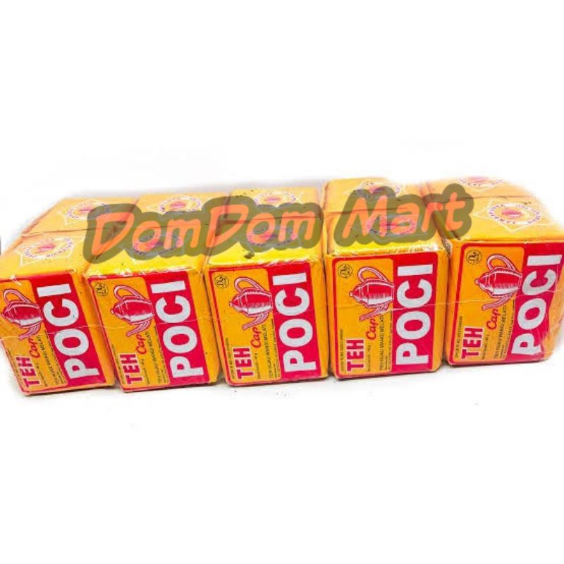 

teh poci kuning 40gram 1 pack isi 10pcs