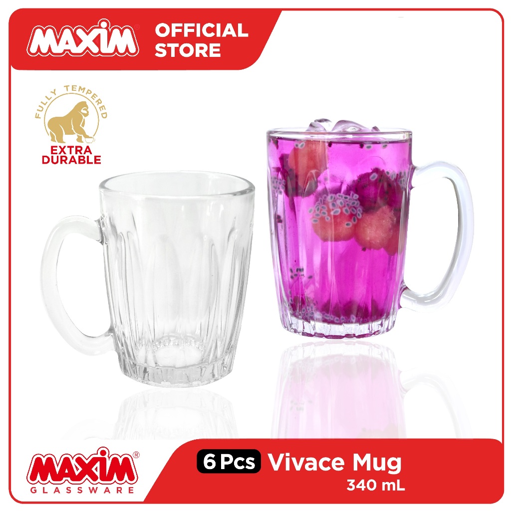 Maxim Gelas Kaca Besar Lusinan 6pcs 340ml