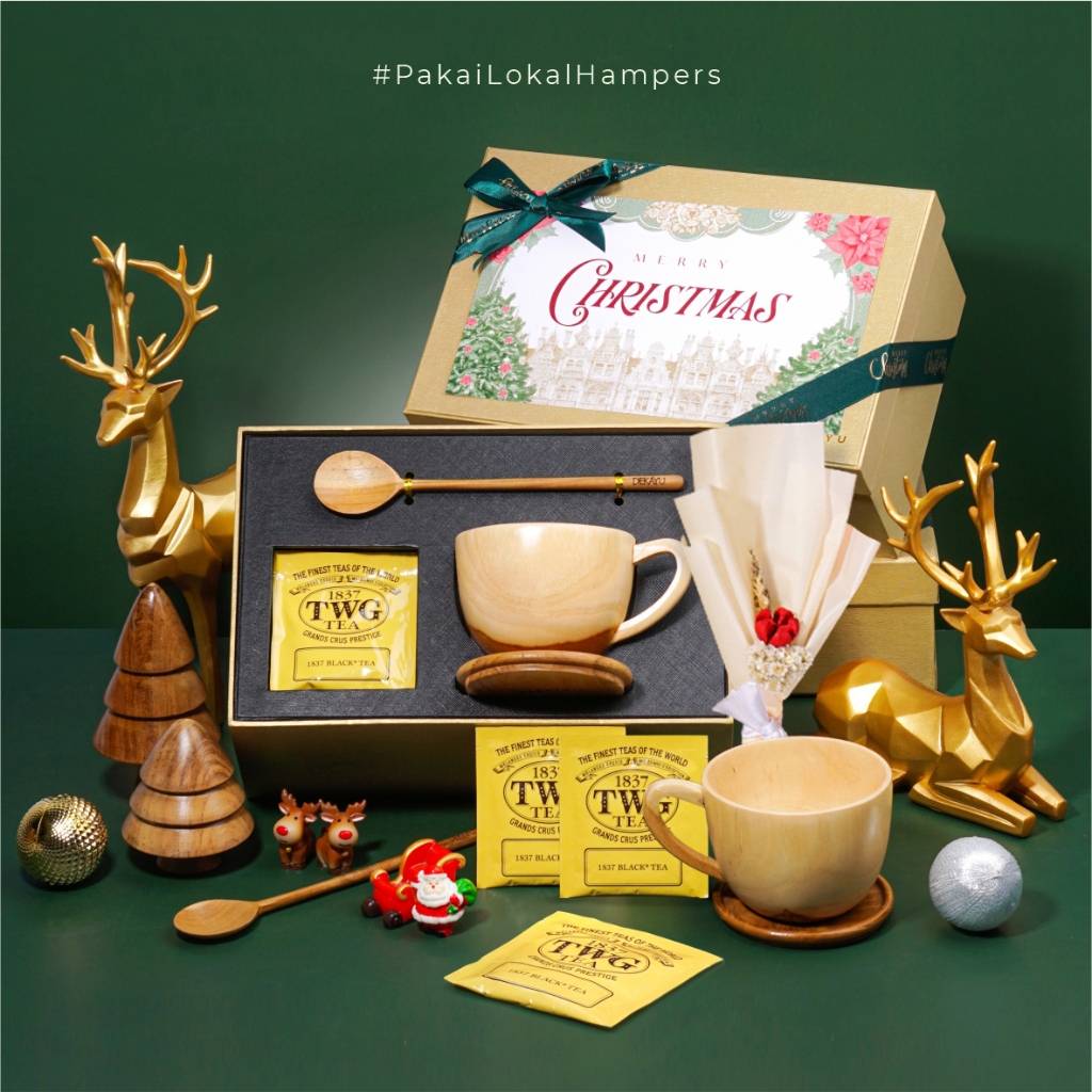 

EMERALD HAMPERS / Hampers Natal / Christmas Hampers / Christmas Gift + FREE CARD UCAPAN
