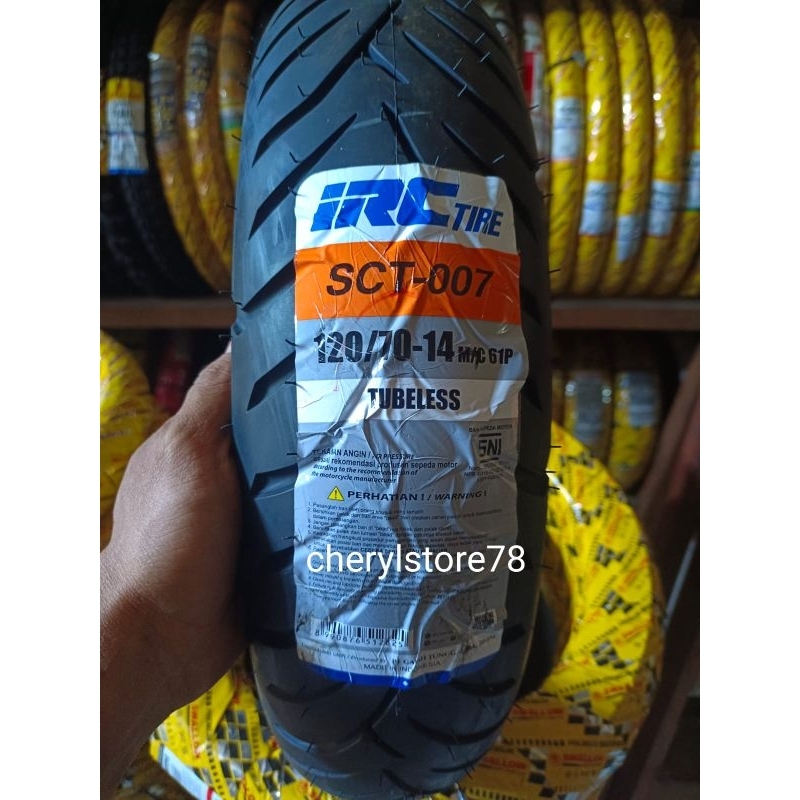 Ban luar tubles irc 120/70/14