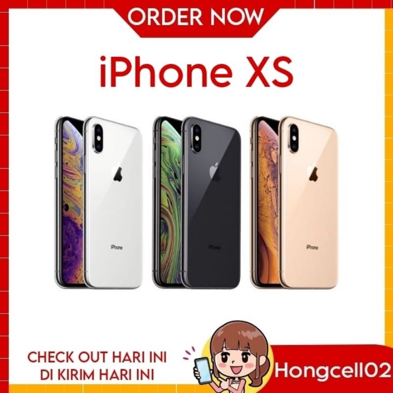 HP iPhone Xs 256gb 64gb second Fullset Like New-All operator Fix Mulus