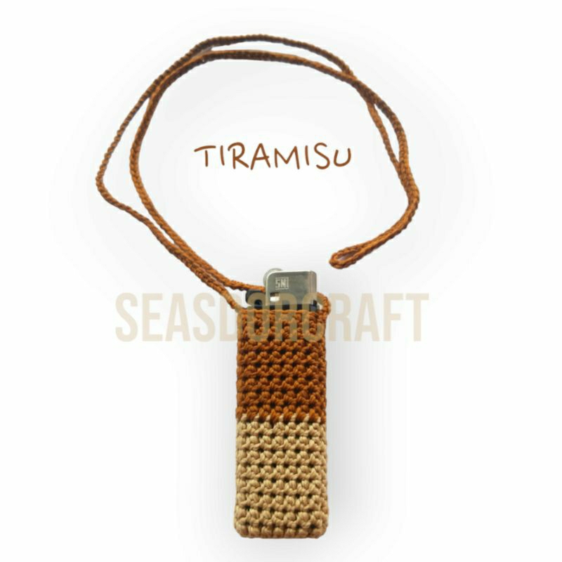 Kalung rajut korek api gantungan korek api tas rajut korek api handmade handicraft