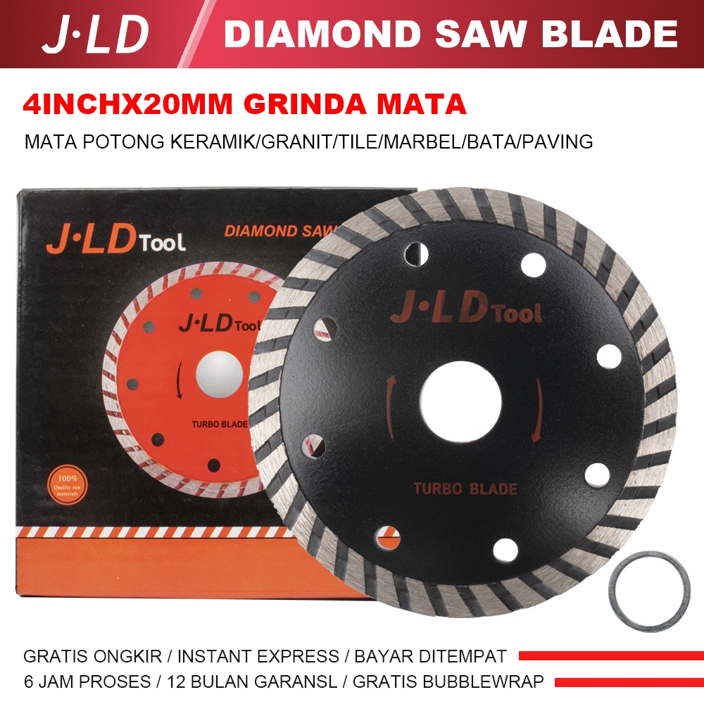 JLD 4inch Mata potong keramik Diamond saw blade Mata Potong Keramik/Granit/tile/marbel/bata/paving