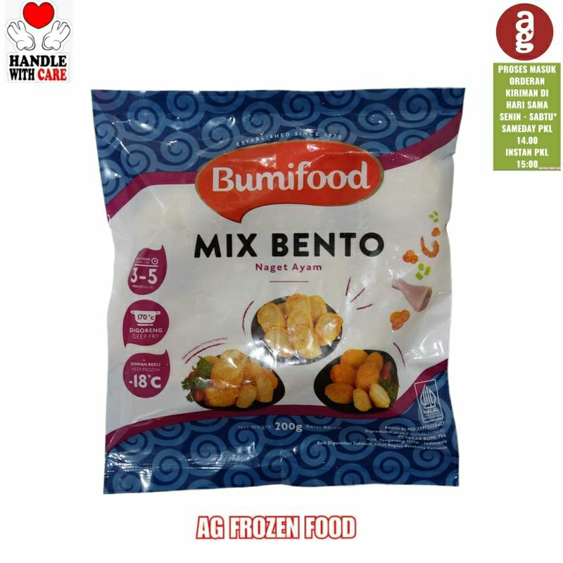 

Bumifood Mix Bento 200 Gram