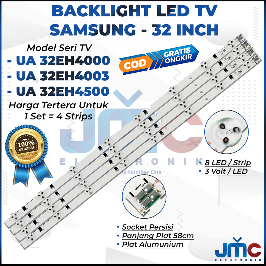 BACKLIGHT TV LED SAMSUNG 32 INCH UA32EH4000 UA32EH4003 UA32EH4500 UA-32EH4000 UA-32EH4003 UA-32EH450