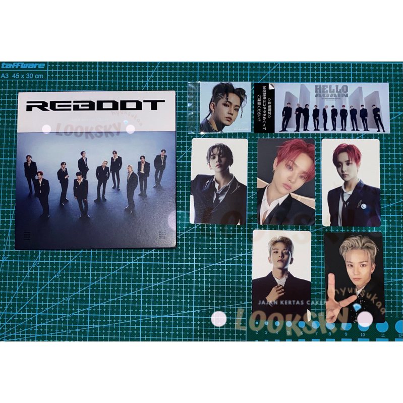 [READY STOCK] TREASURE OFFICIAL DIGIPACK JAPAN VER REBOOT dan PC JAPAN VER JIHOON ASAHI HYUNSUK