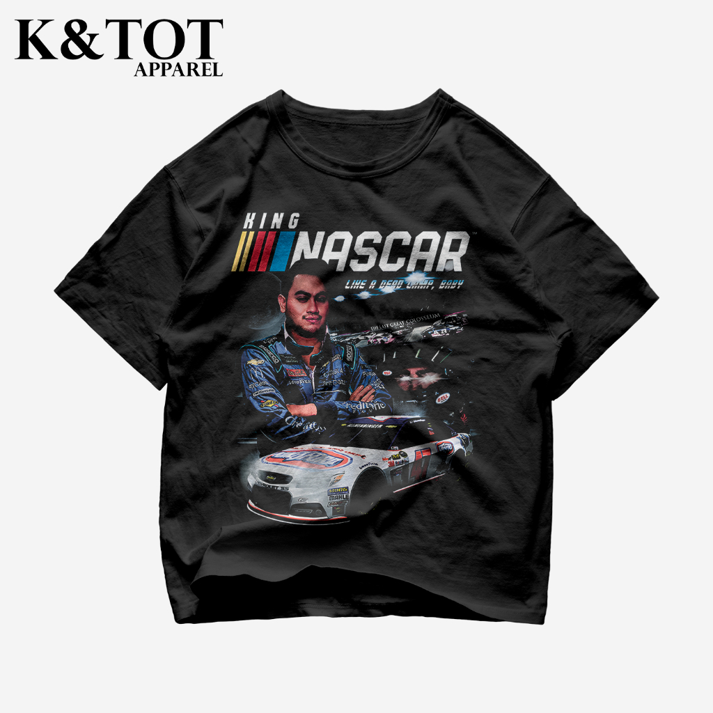 KNTOT - KAOS BAJU KING NASSAR NASCAR TEE | TSHIRT OVERSIZE VINTAGE HITAM BOOTLEG - PRIA WANITA DEWAS