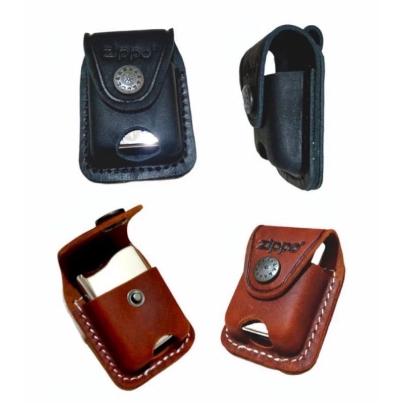 SARUNG KOREK ZIPPO KULIT TEMPAT KOREK ZIPPO LEATHER CASE