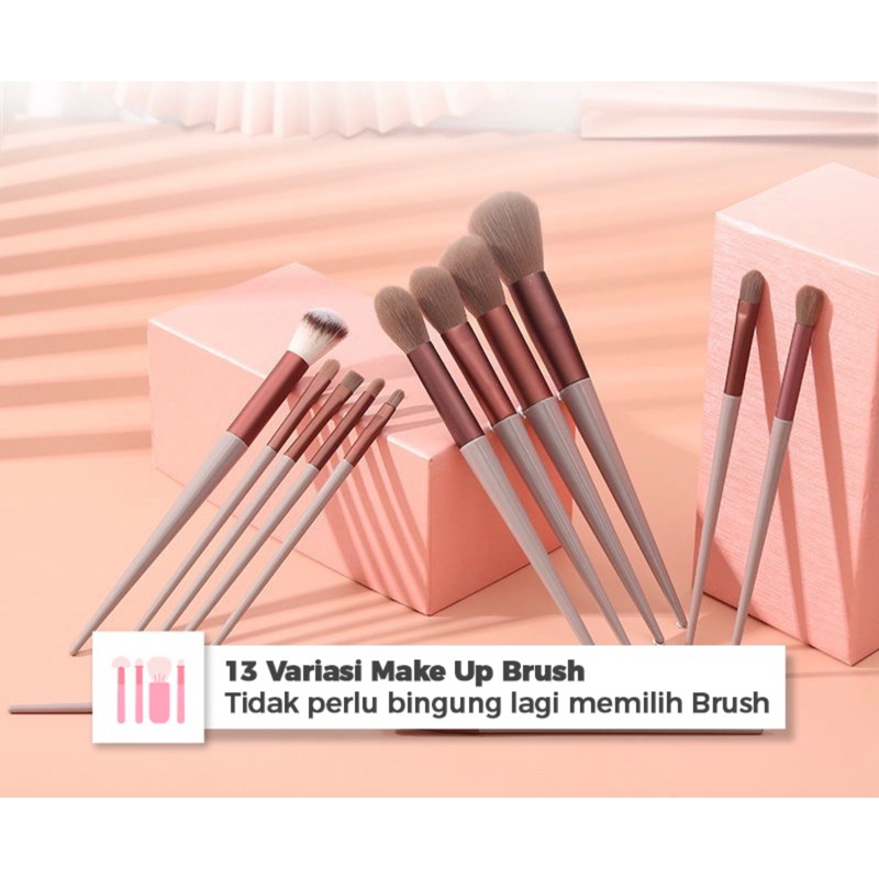Brush set 13pcs sarung plastik