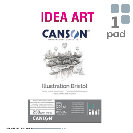 

Canson Bristol Graphic Art A3 250g 20s 200457121 - Kertas Gambar