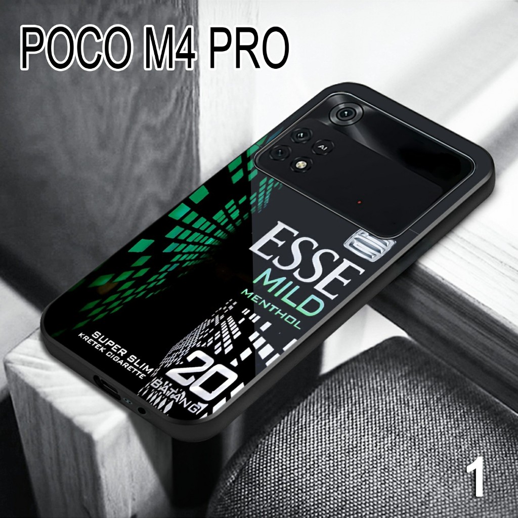 Case Poco M4 Pro (H1372) Softcase Glass Kilau Poco M4 Pro Casing Hp Poco M4 Pro