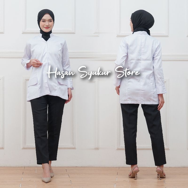 Baju dinas putih wanita baju putih guru baju putih pns wanita baju putih asn wanita baju putih jumbo