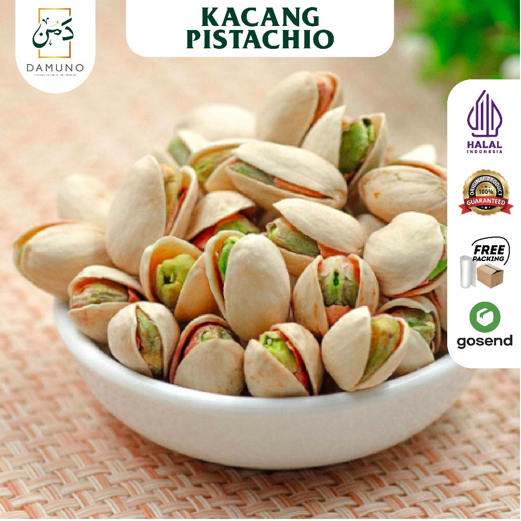 

Kacang Pistachio Snack Sehat Kacang Fustuk Oleh-Oleh Haji Umroh