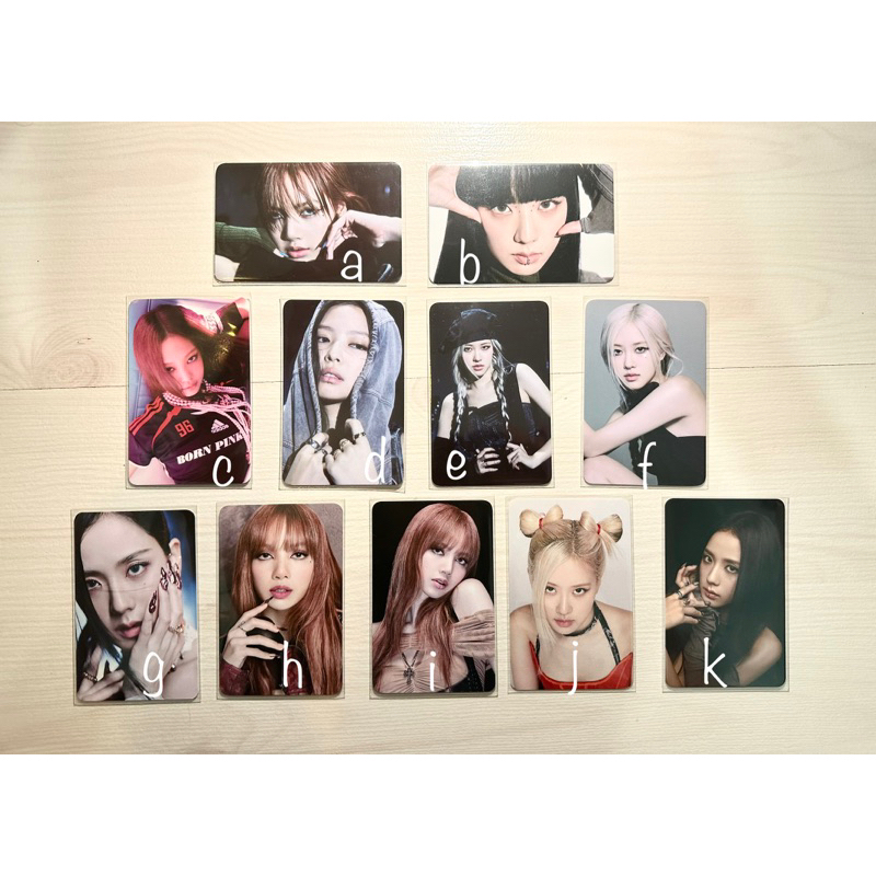[OFFICIAL] BLACKPINK - Born Pink POB Ktown Photocard OFFICIAL Jennie Lisa Jisoo Rosé Rose