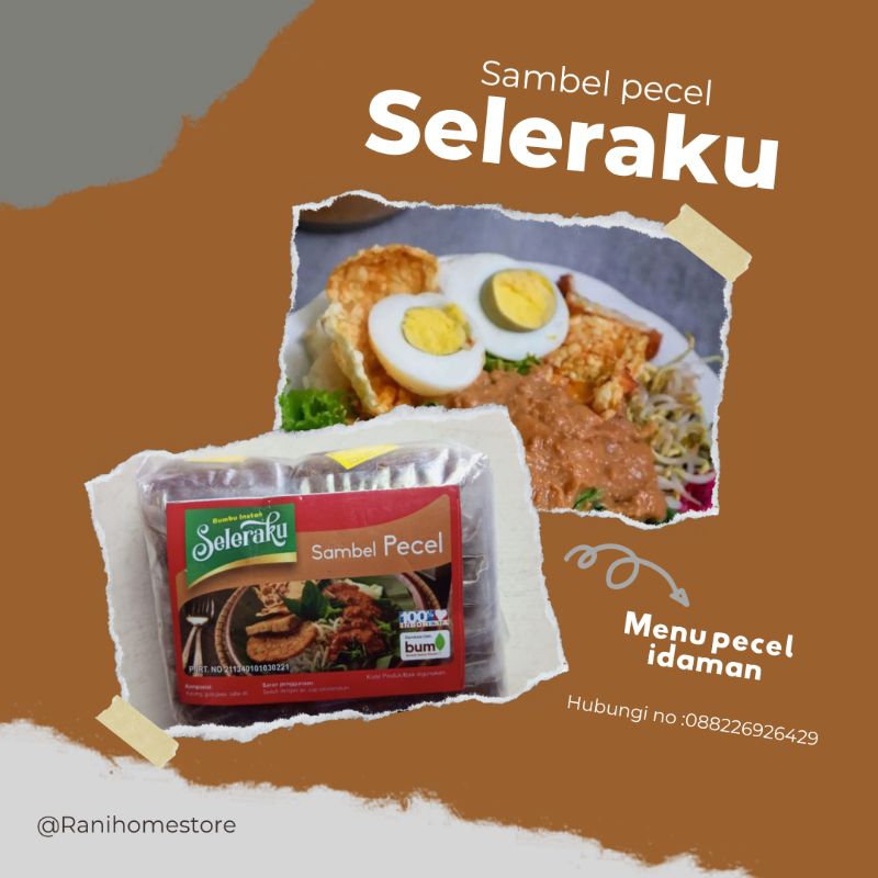 

Sambel Pecel Seleraku: Rasa yang Mendalam, Kualitas yang Unggul