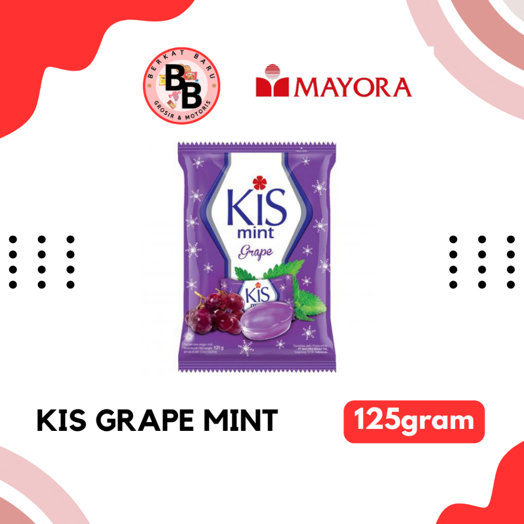 

[BB SNACK] Permen Kis Mint Sak 125gram