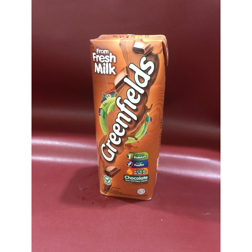 

Greenfields UHT Chocolate 250ml - Minuman UHT Fresh Milk Rasa Chocolate