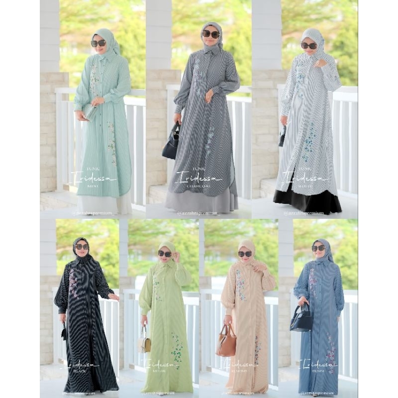 Iridesa series (Tunik Rok Scarf) by Azzahra Premium